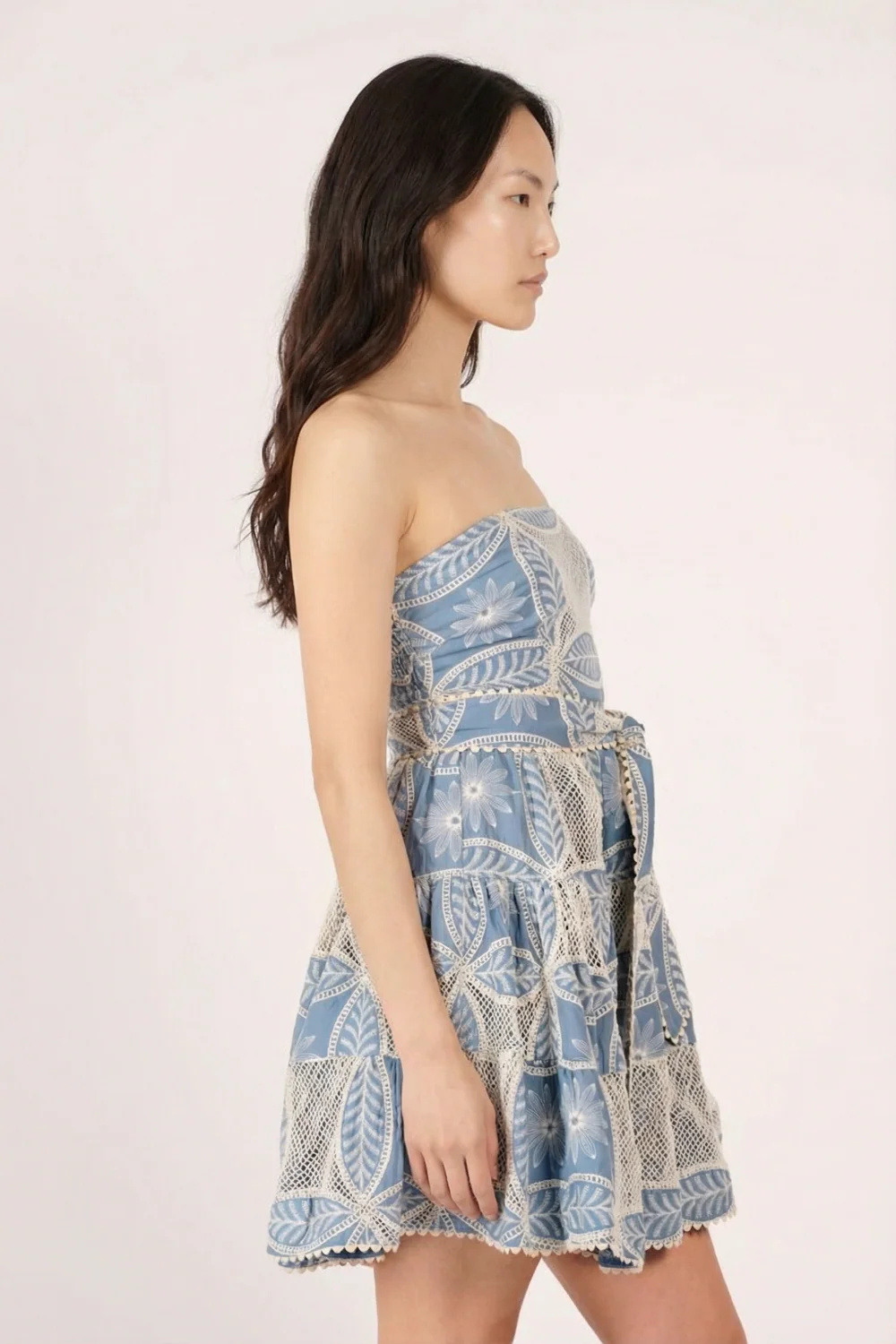 Bandeau Dress Christine - Blue - Image 3