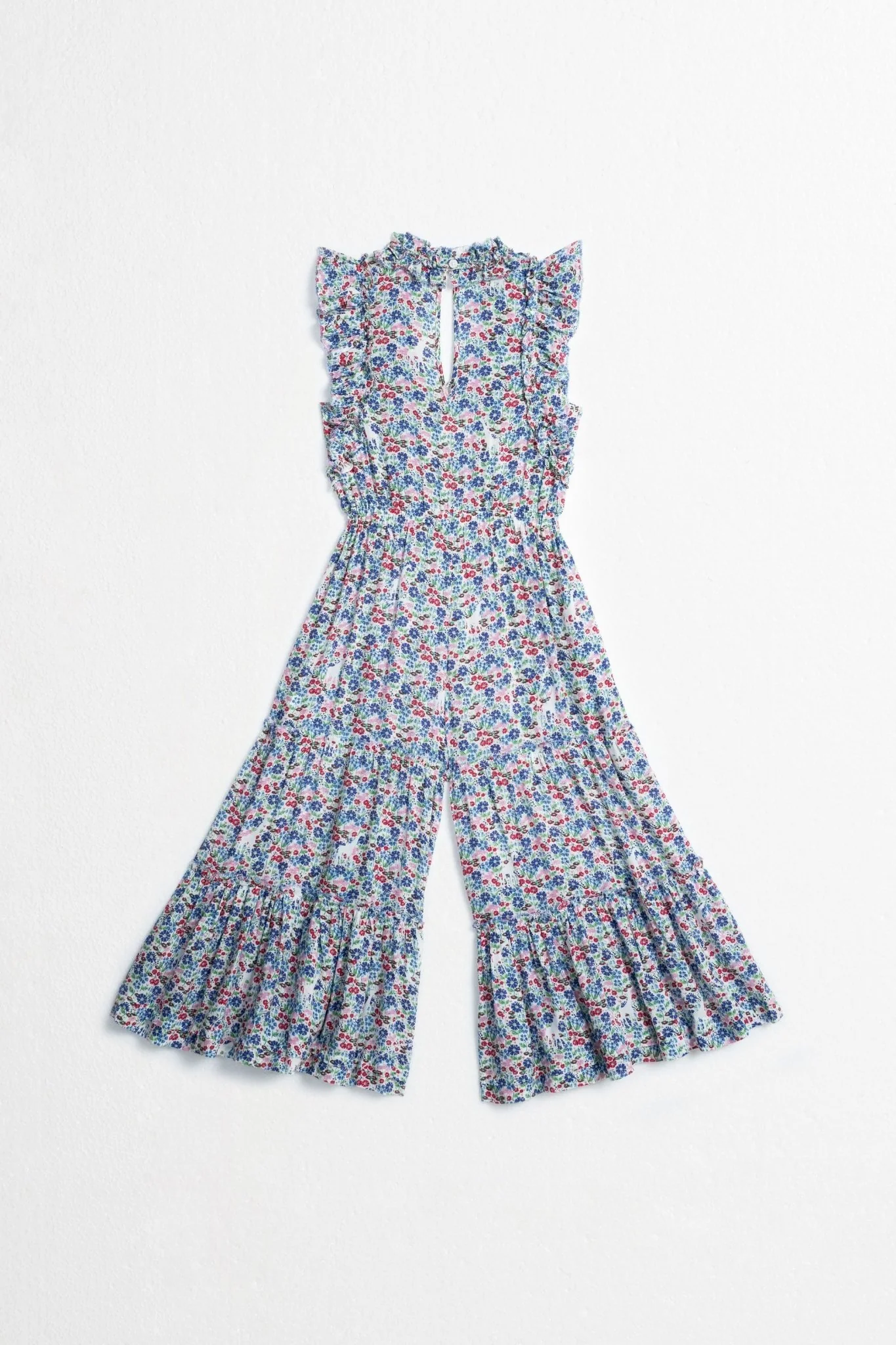 Kids Long Jumpsuit Belene - Blue Jardin - Image 4