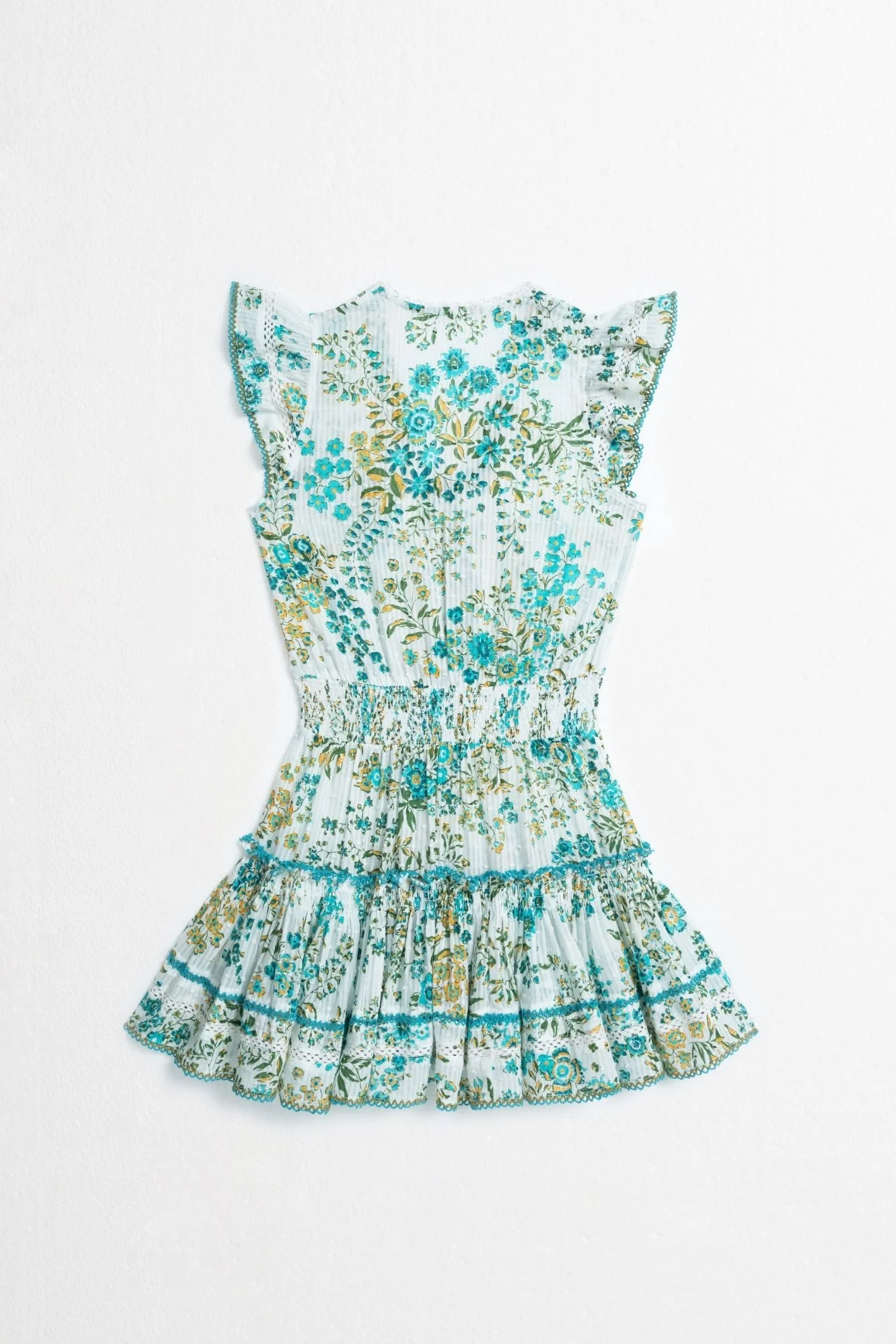 Kids Mini Dress Anais - Aqua Queen Liberty - Image 3