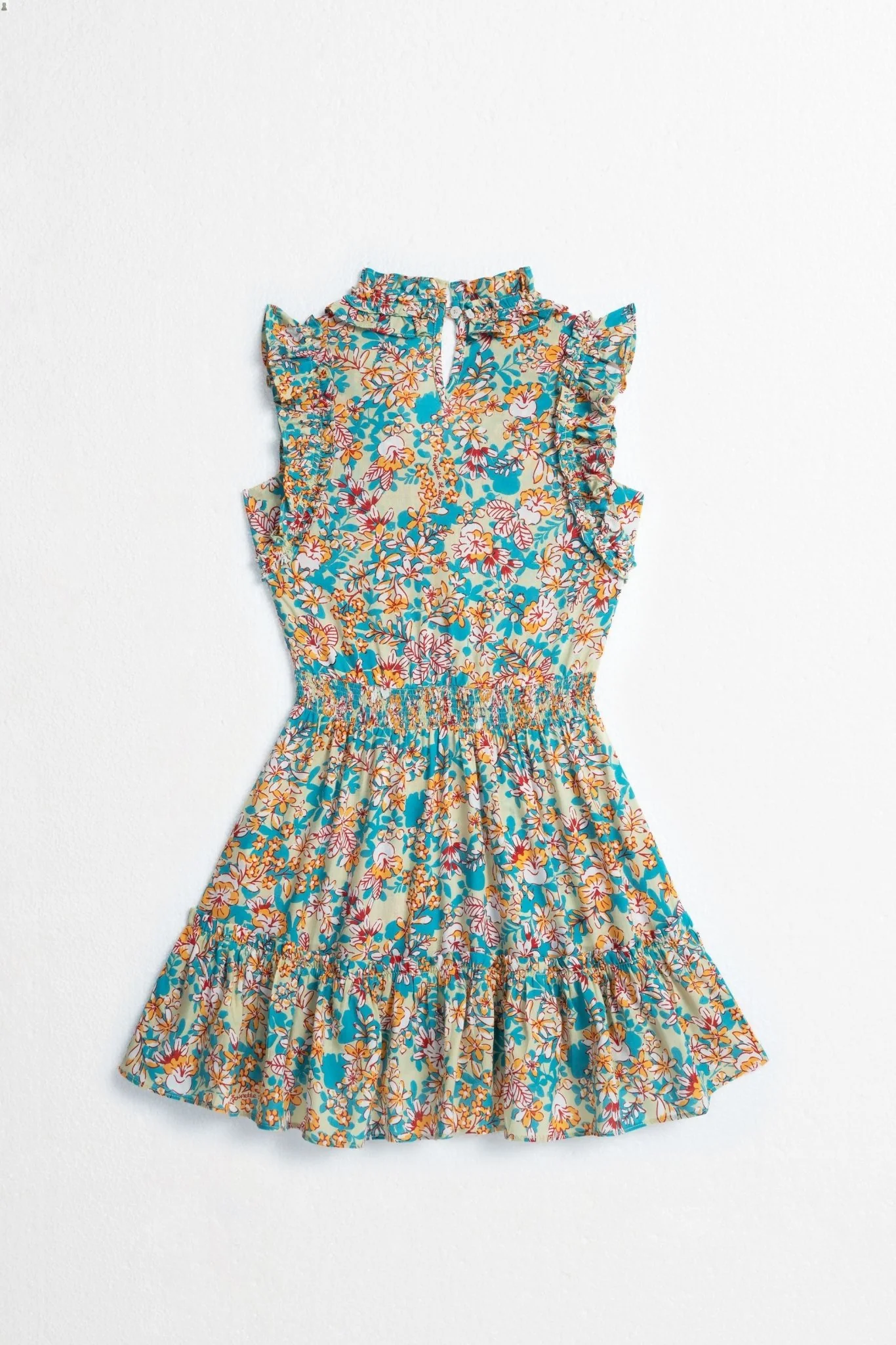 Kids Mini Dress Triny - Green Sweet Bell - Image 3