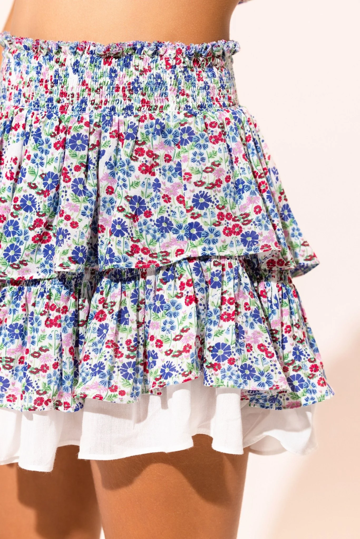 Kids Mini Skirt Ariane - Blue Jardin - Image 3