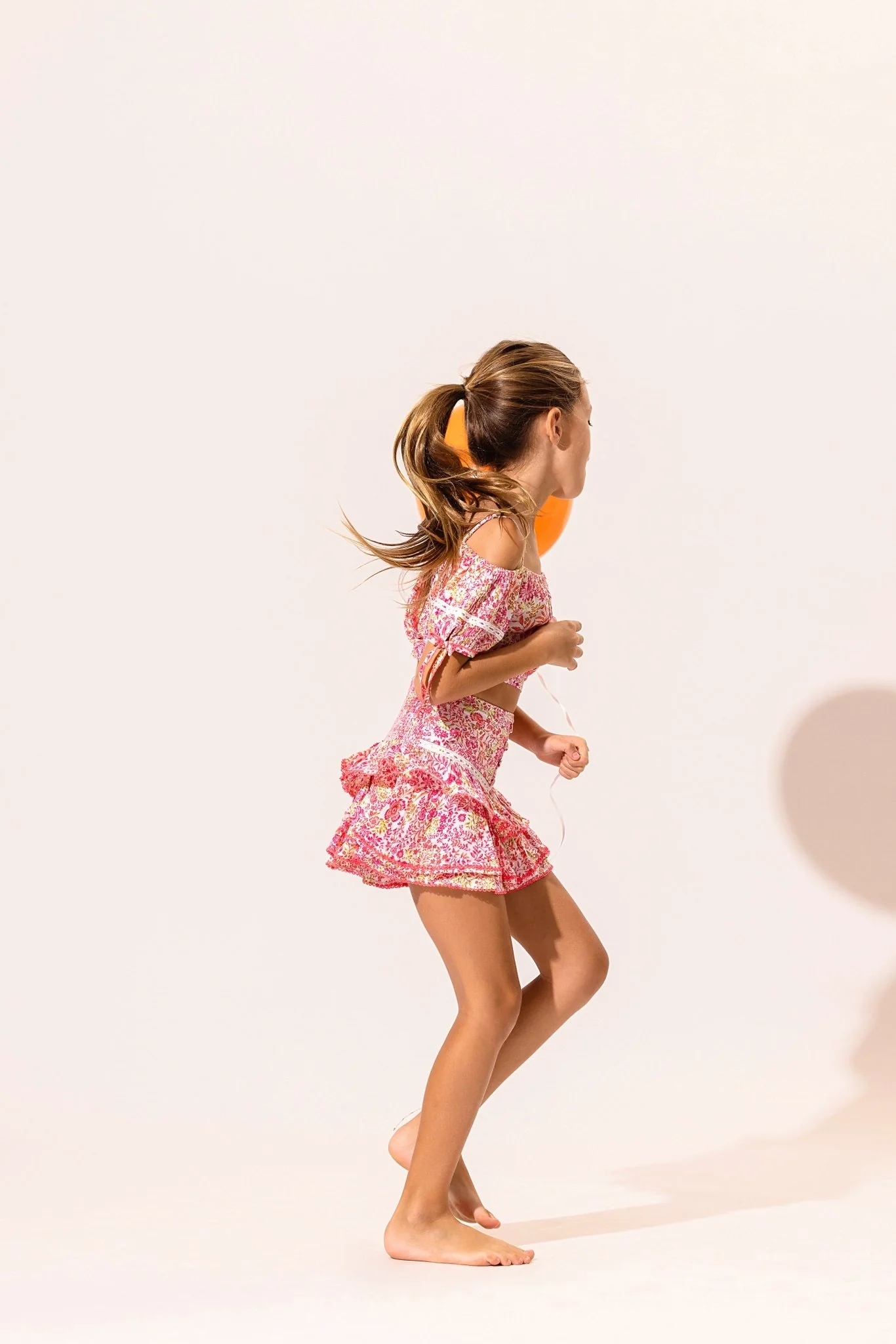 Kids Top Bonny - White Pink Nature - Image 3