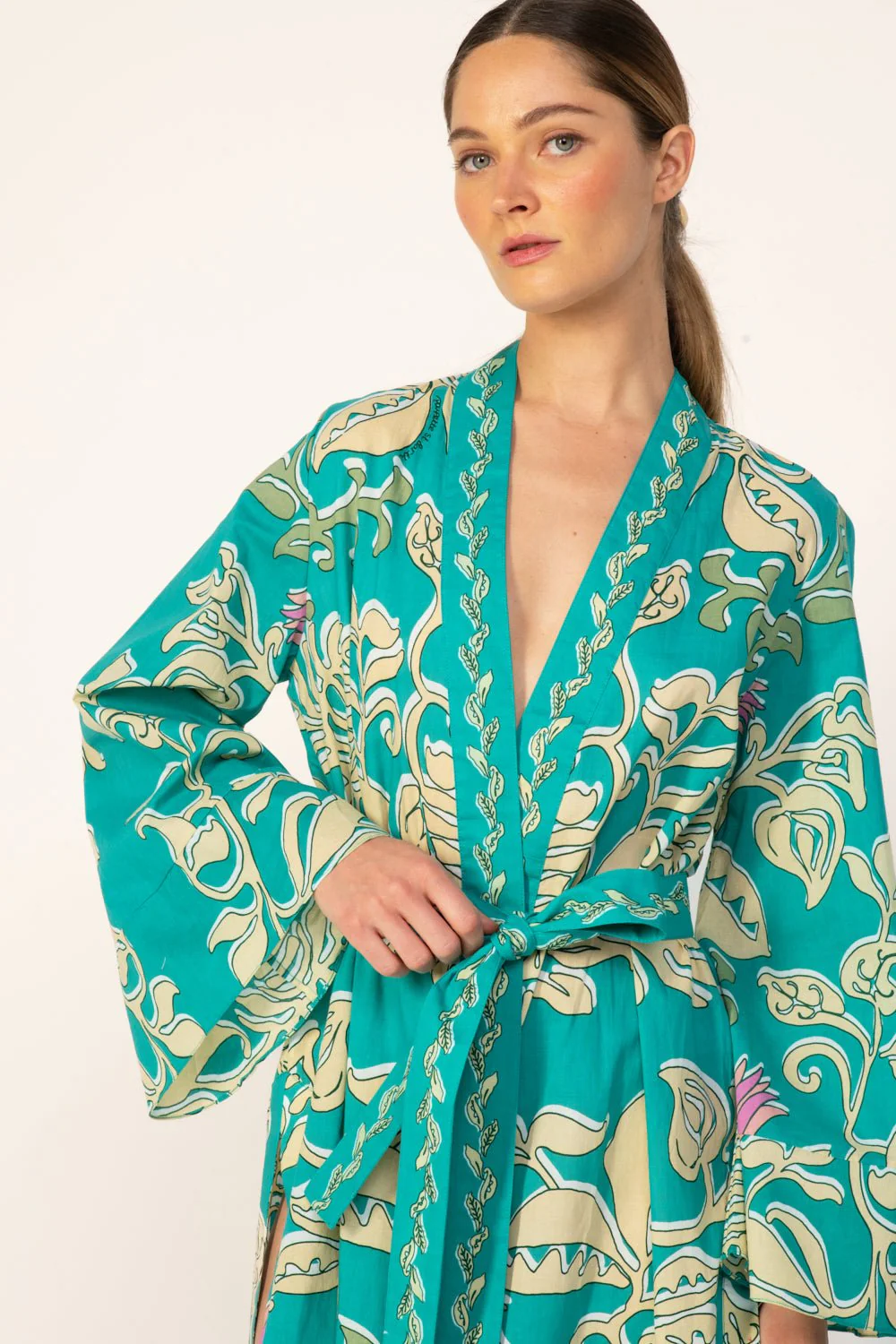 Kimono Lea - Turquoise Ritual - Image 3