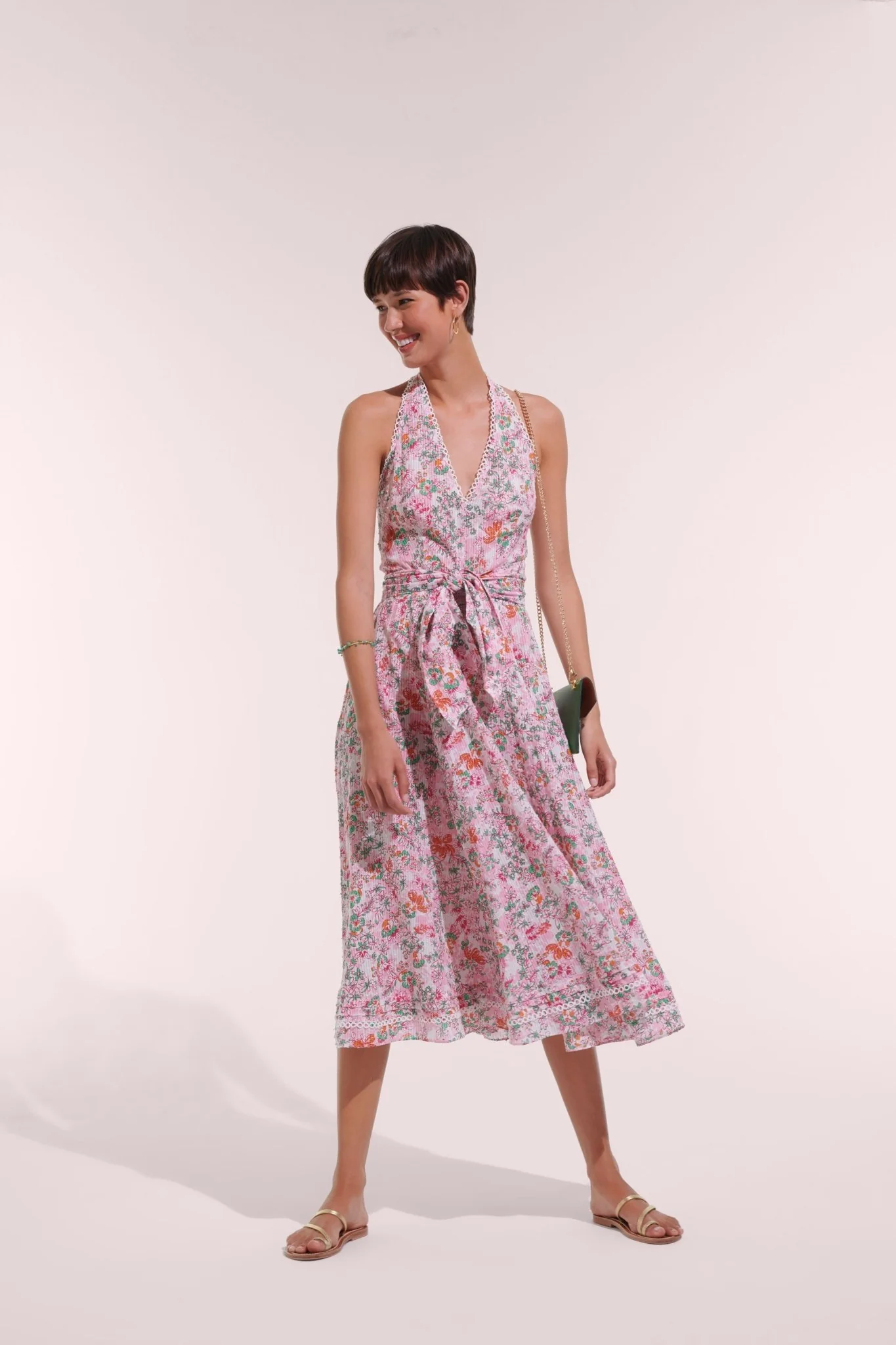Long Dress Beth - Pink Sweet Liberty - Image 3