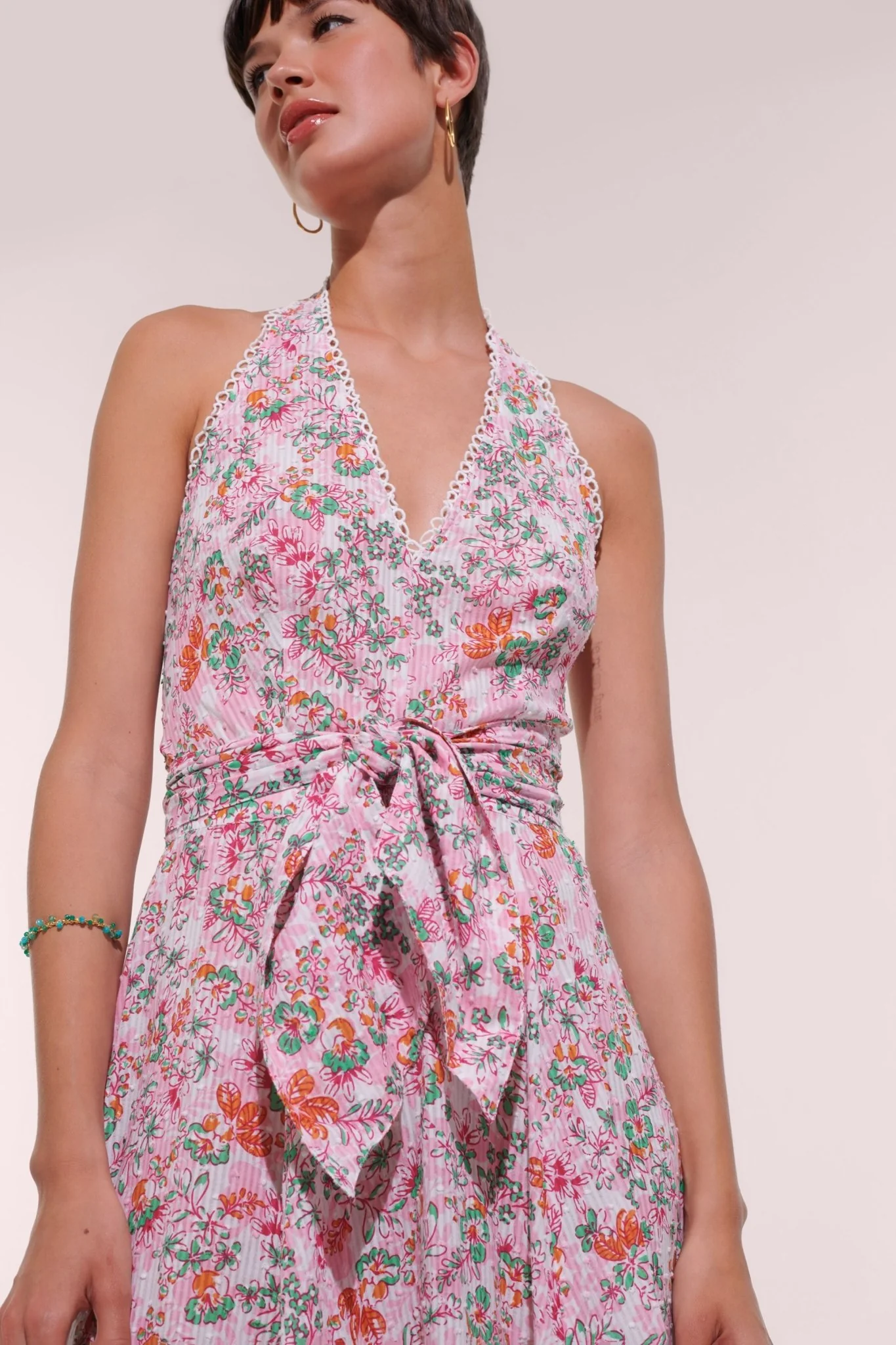 Long Dress Beth - Pink Sweet Liberty - Image 4