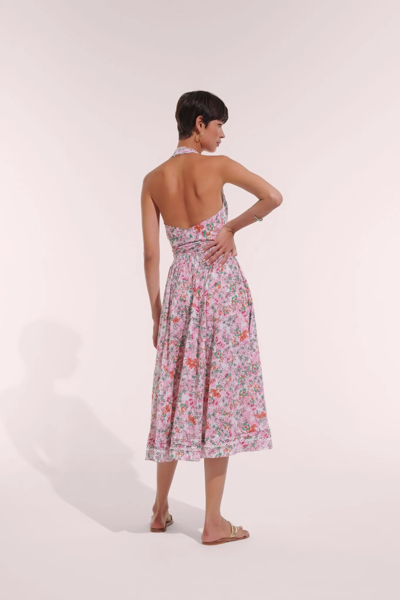 Long Dress Beth - Pink Sweet Liberty - Image 5