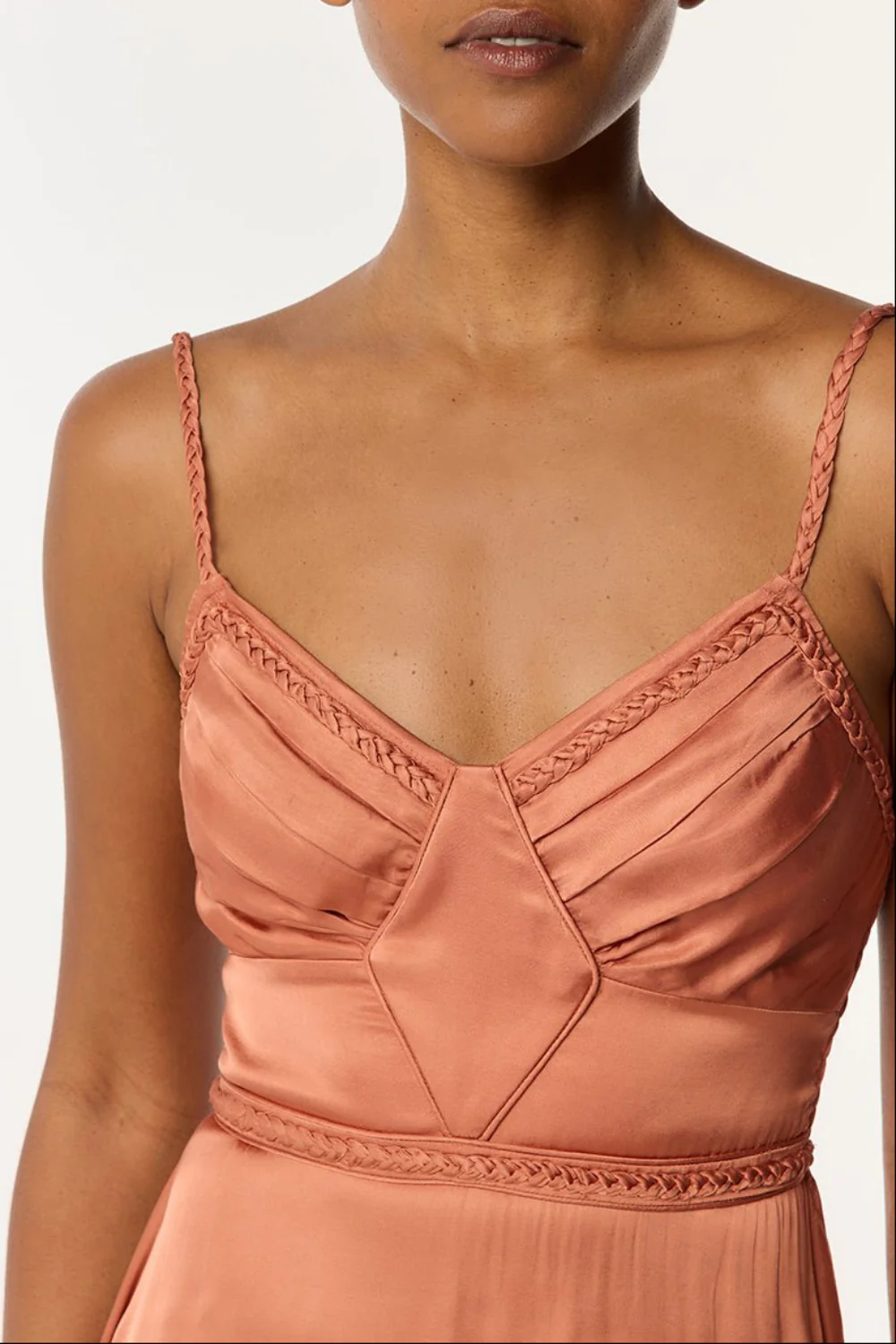 Long Dress Cara - Dusty Pink - Image 3