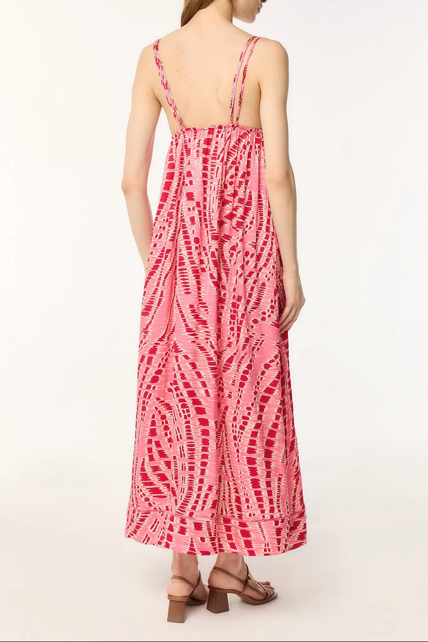 Long Dress Cassandra - Pink Kalina - Image 4