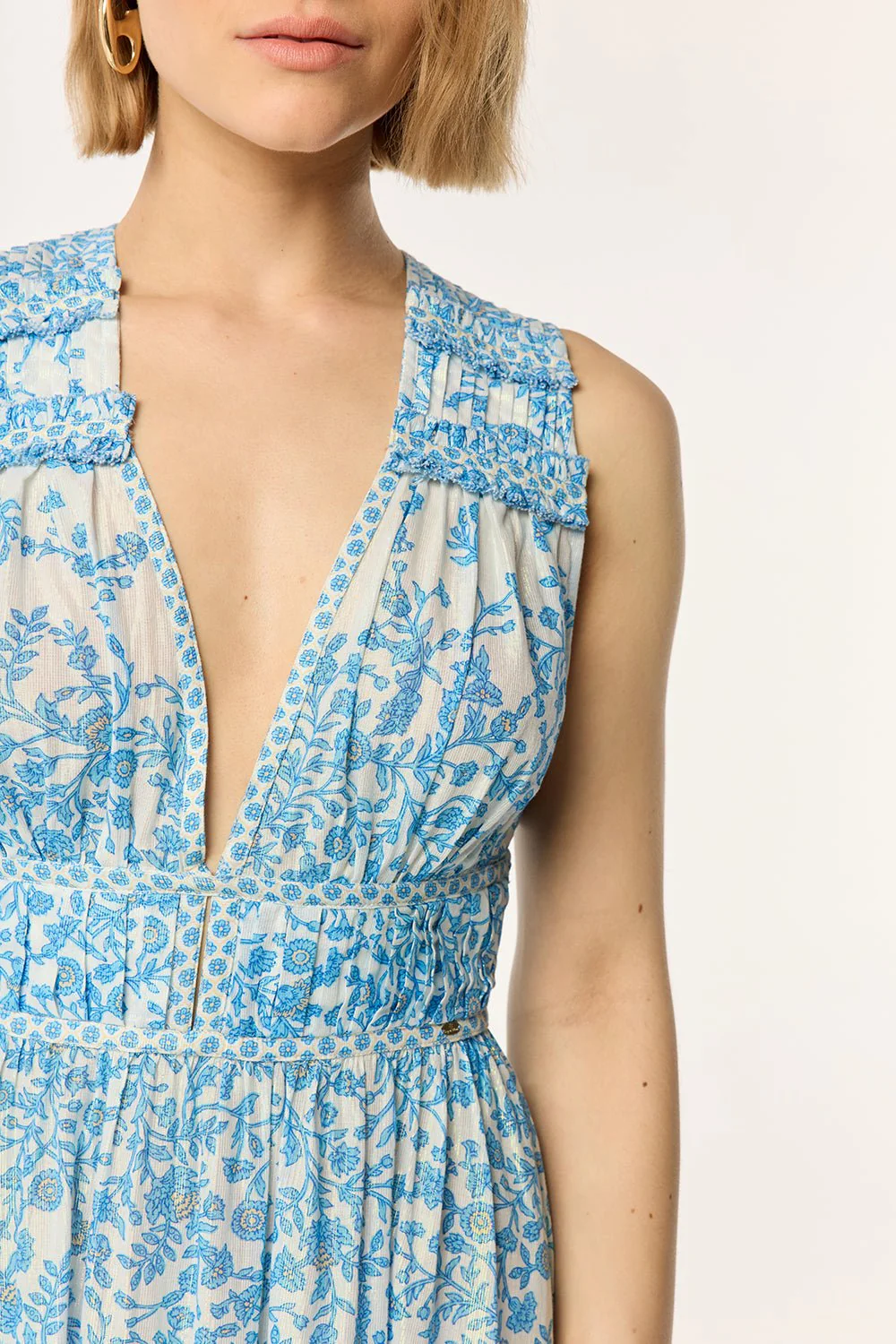 Long Dress Chiara - Blue Lazuli - Image 3