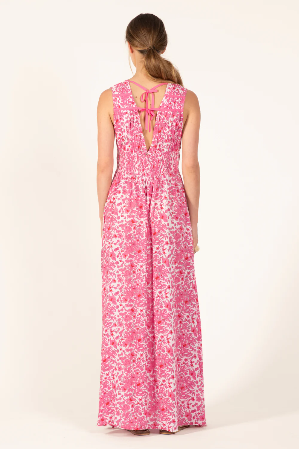 Long Dress Chiara - Pink Aquaflora - Image 4