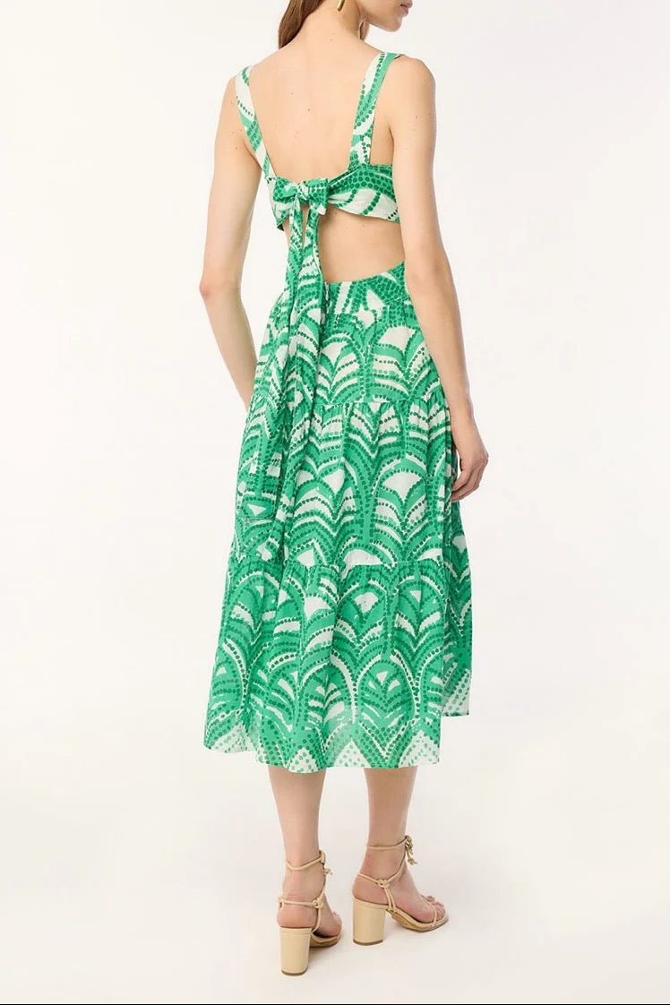 Long Dress Coco - Green Himba - Image 3