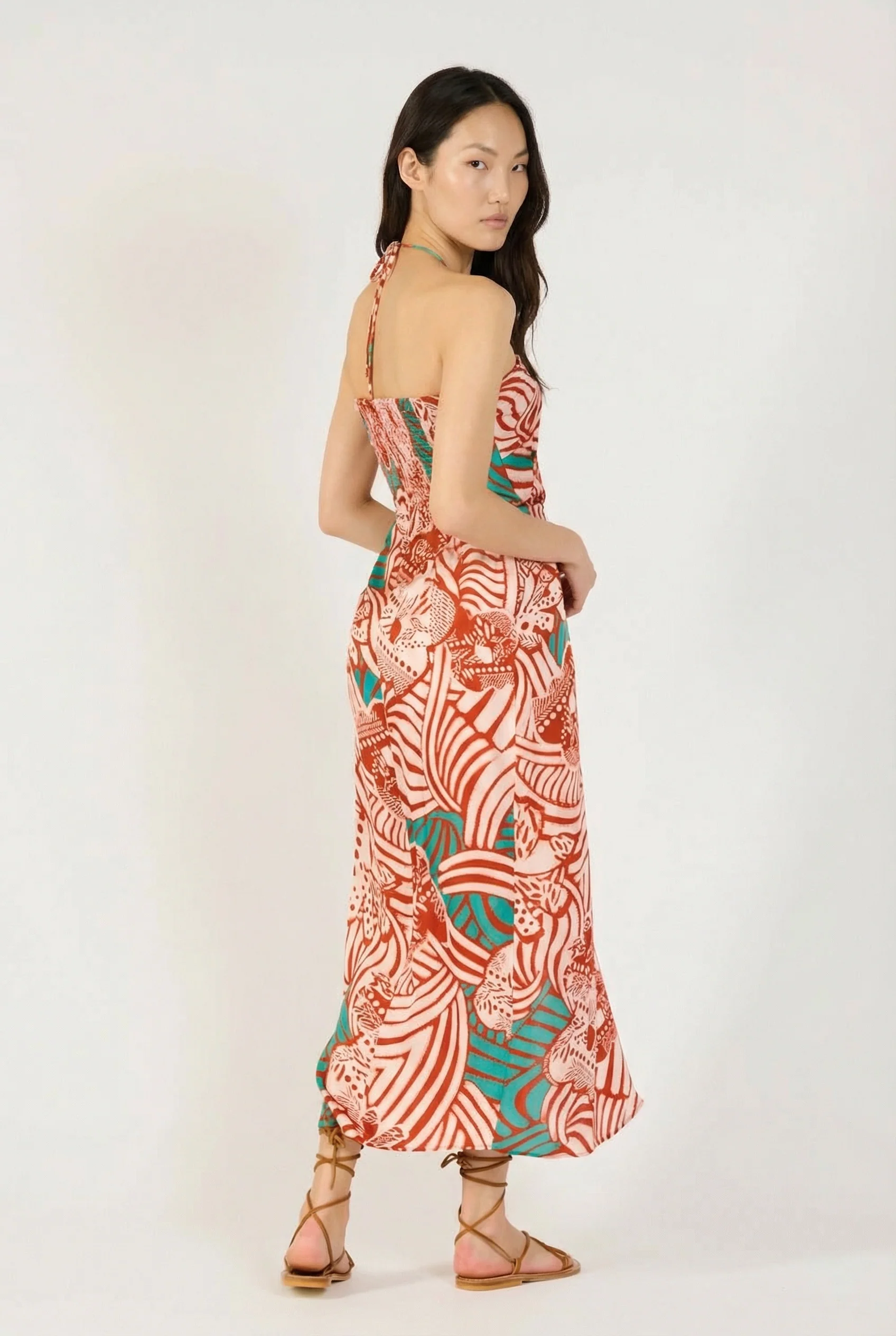 Long Dress Collina - Brick Japonism - Image 4