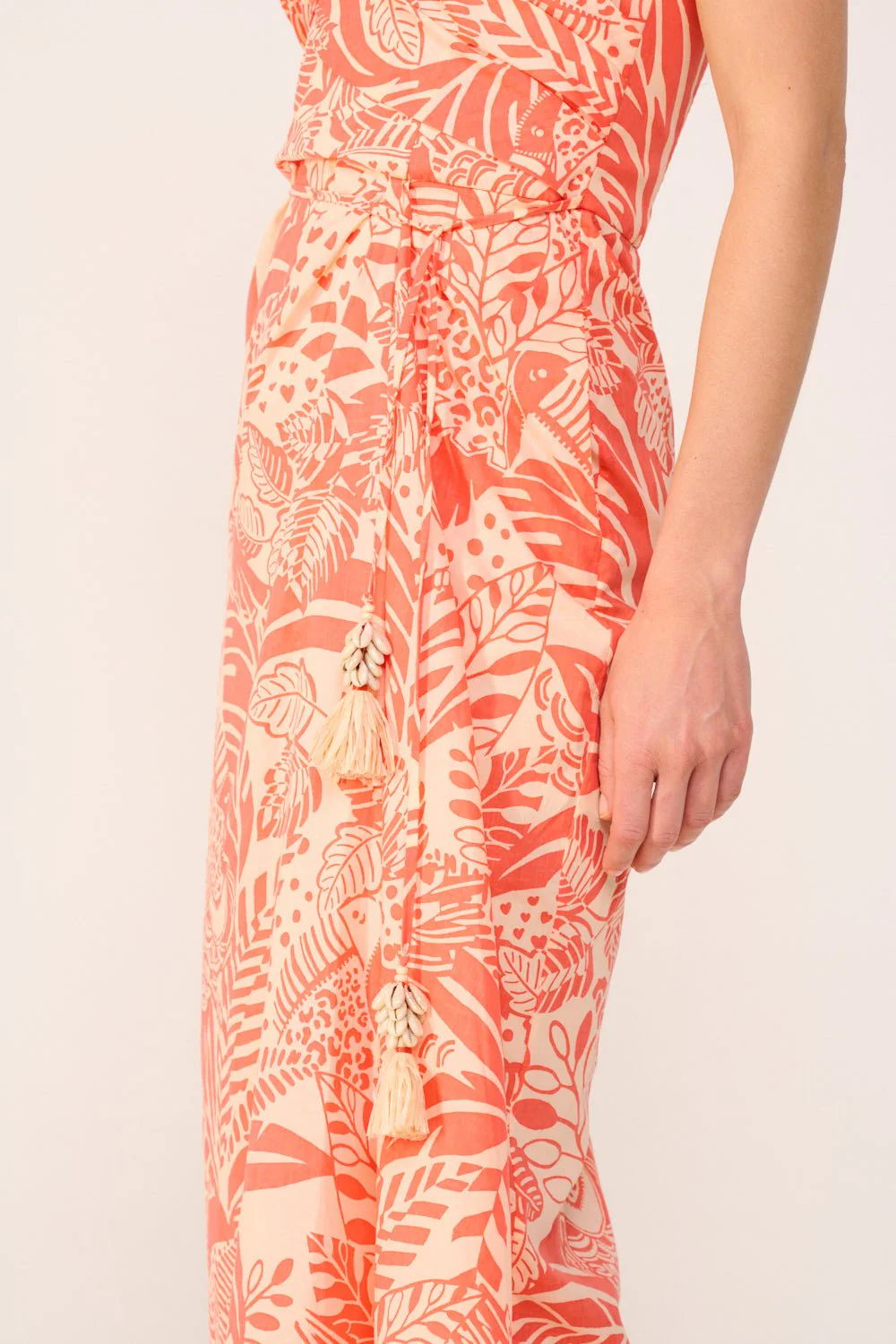 Long Dress Collina - Orange Toucan - Image 4