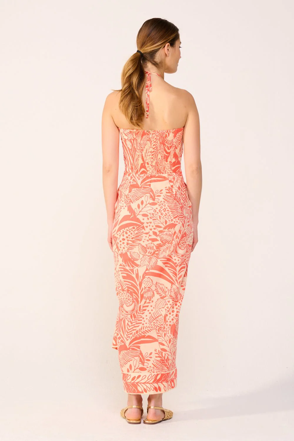 Long Dress Collina - Orange Toucan - Image 6