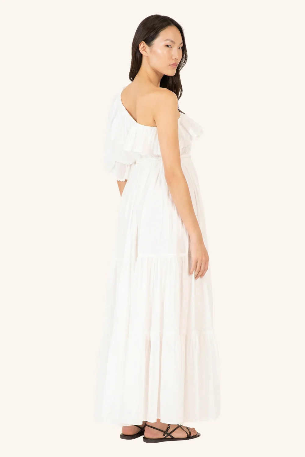 Long Dress Jay - Natural White - Image 3