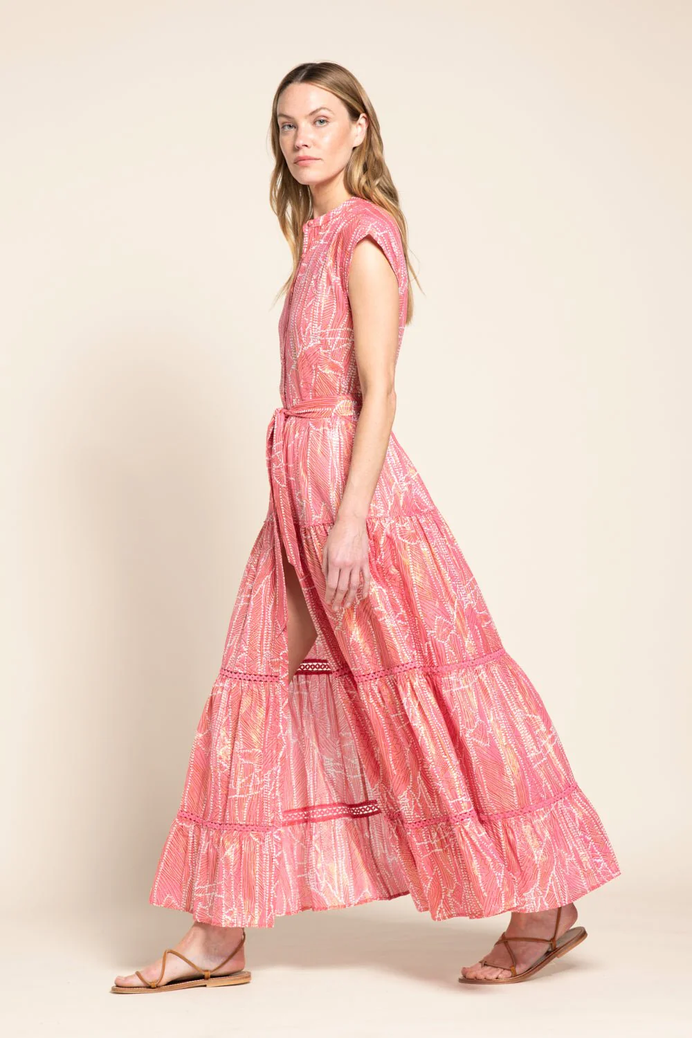 Long Dress Kora - Pink Akoya - Image 3