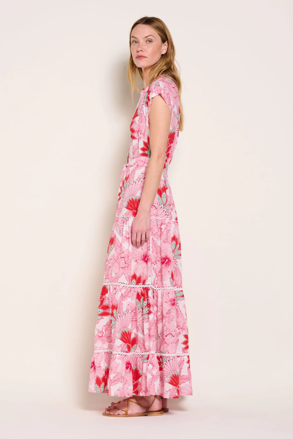 Long Dress Kora - Pink Padang - Image 3