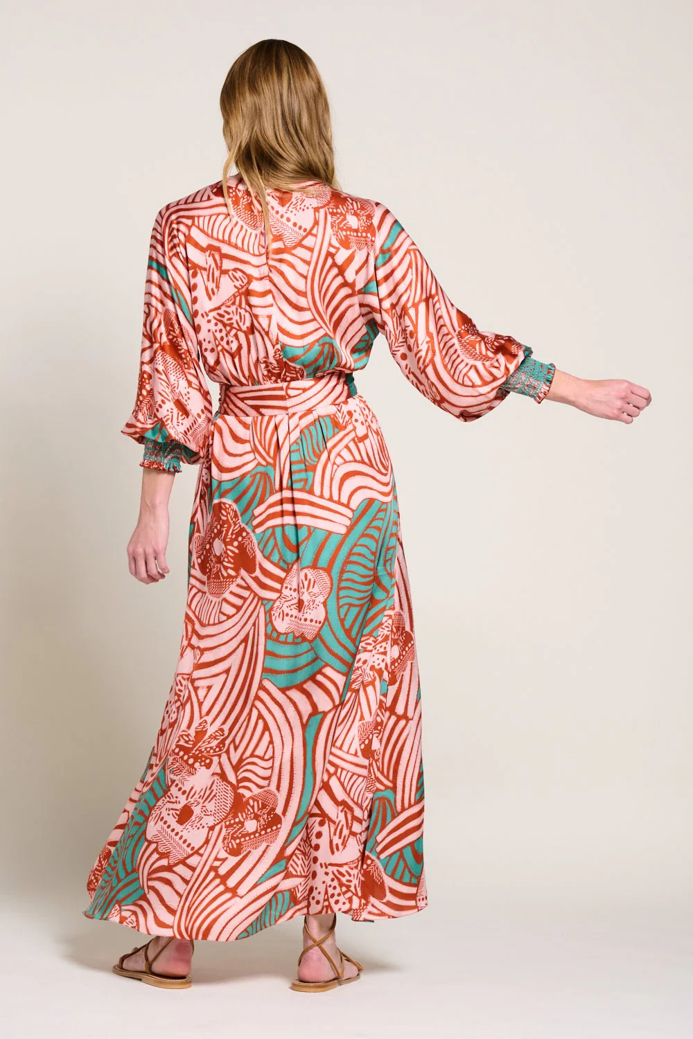 Long Dress Kristen - Brick Japonism - Image 3