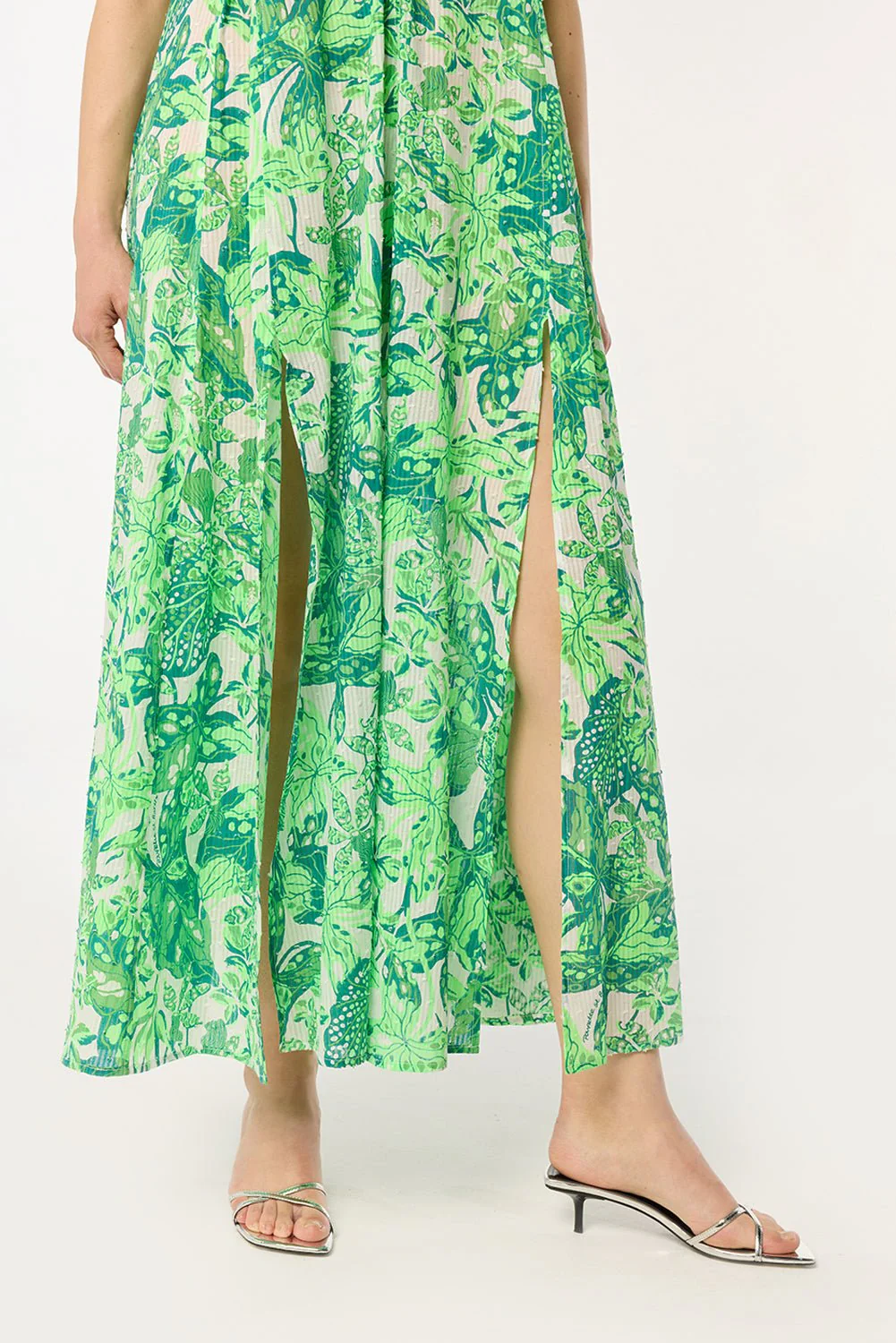 Long Dress Nava - Green Jengel - Image 3