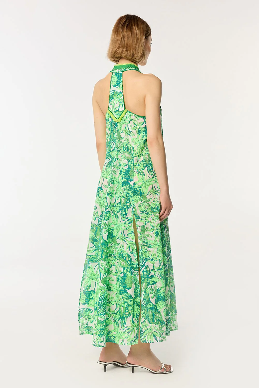 Long Dress Nava - Green Jengel - Image 4