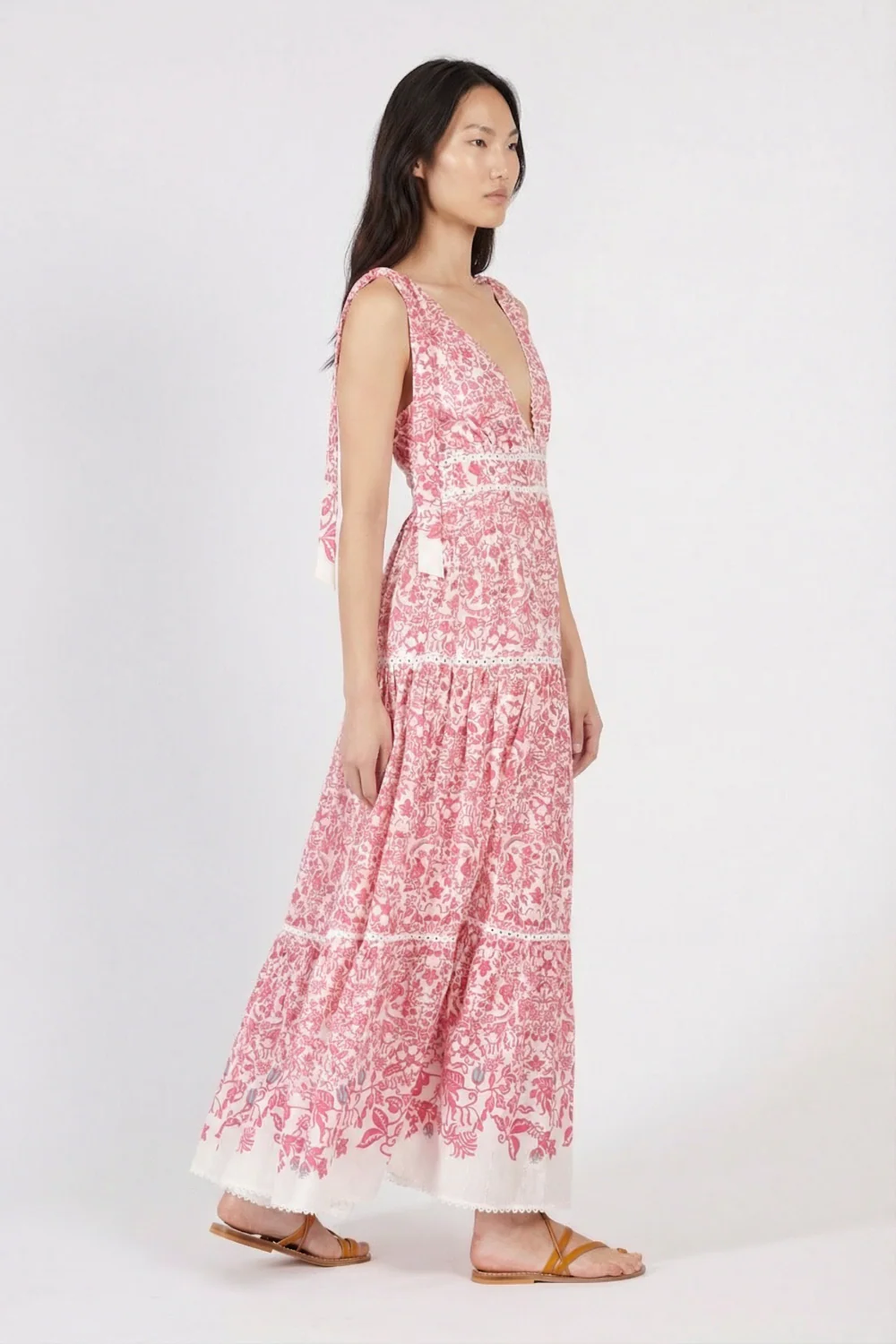 Long Dress Perla - Pink Tiare - Image 3