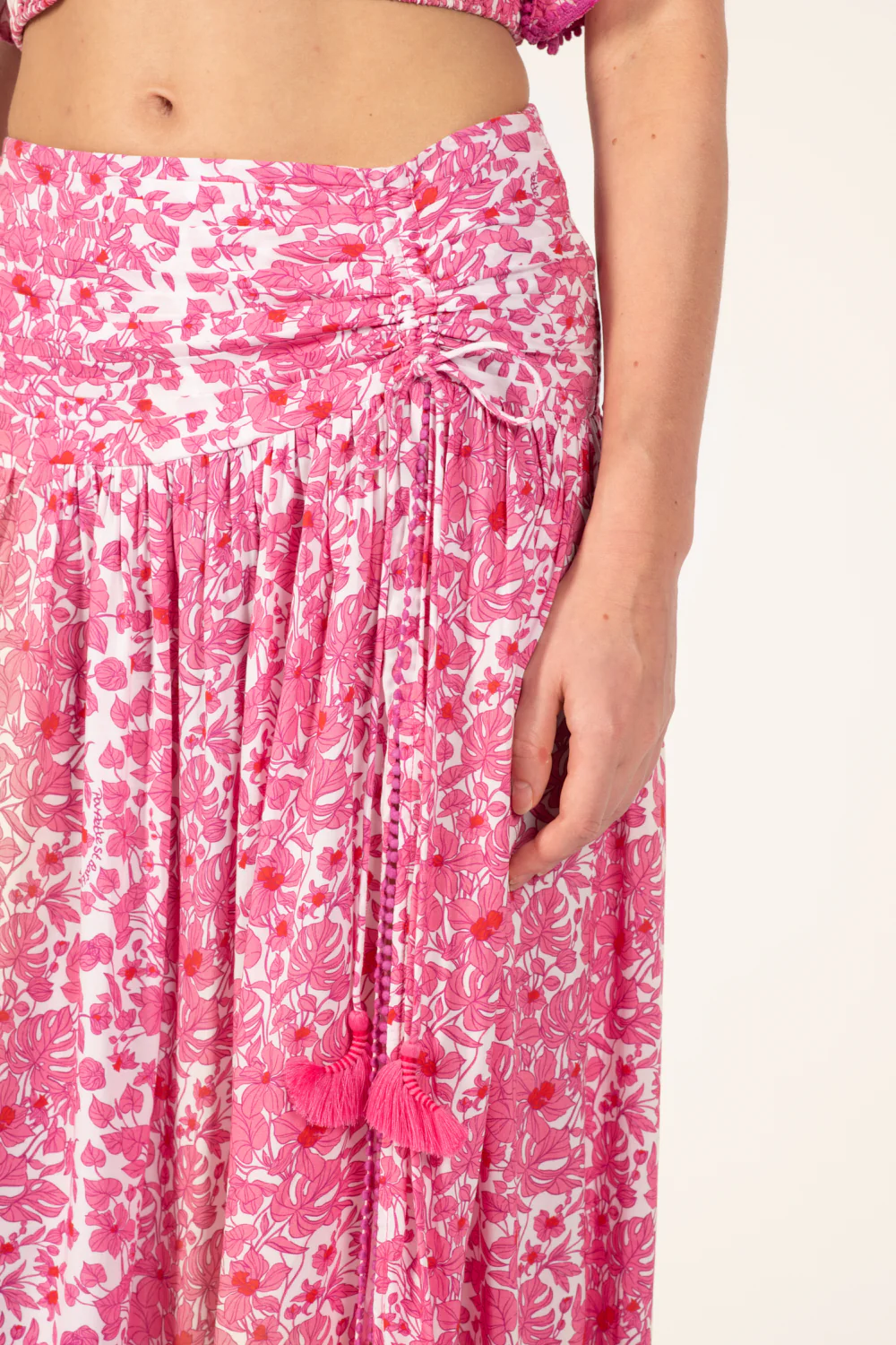 Long Skirt Carla - Pink Aquaflora - Image 8
