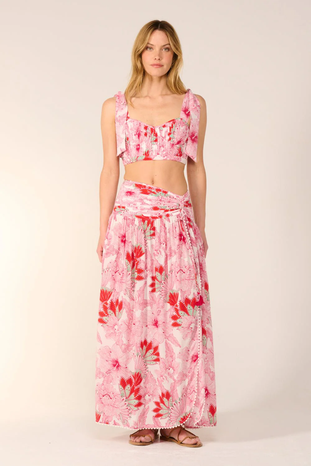 Long Skirt Carla - Pink Padang - Image 3