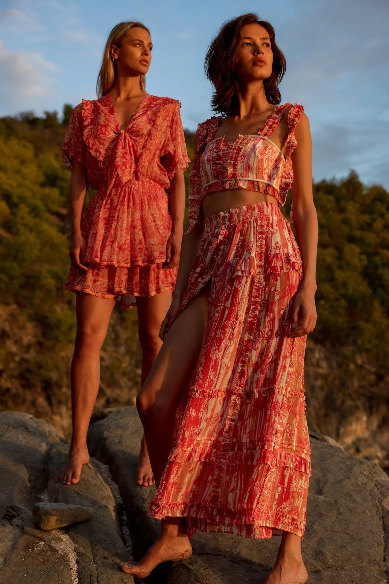 Mini Dress Alyson - Orange Tropical - Image 4