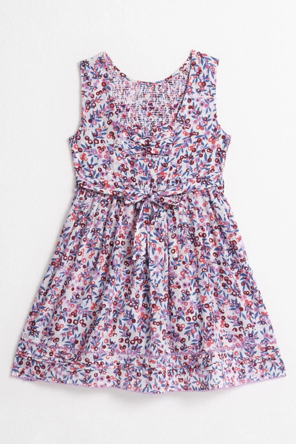 Kids Mini Dress Amelie - Blue Blueberry - Image 3