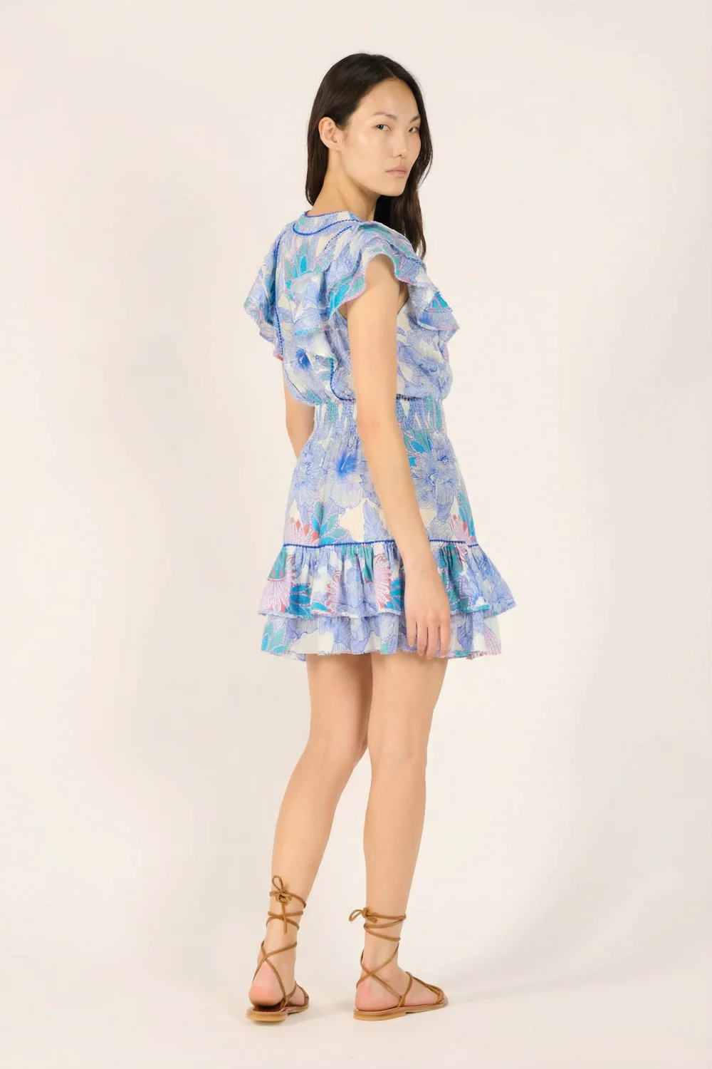 Mini Dress Camila - Blue Padang - Image 4