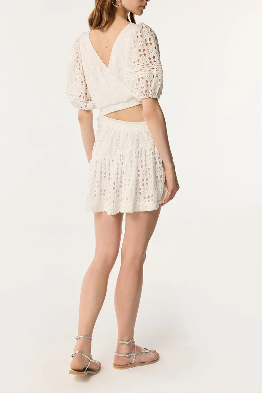 Mini Dress Chantal - Natural White - Image 4