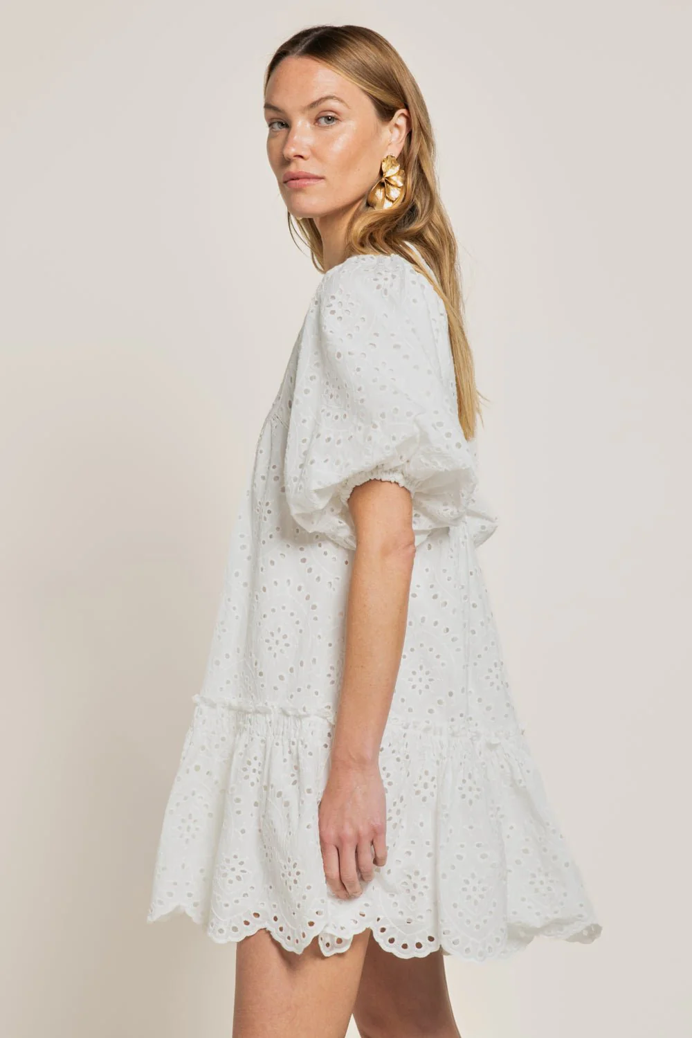 Mini Dress Cruz - Natural White - Image 4