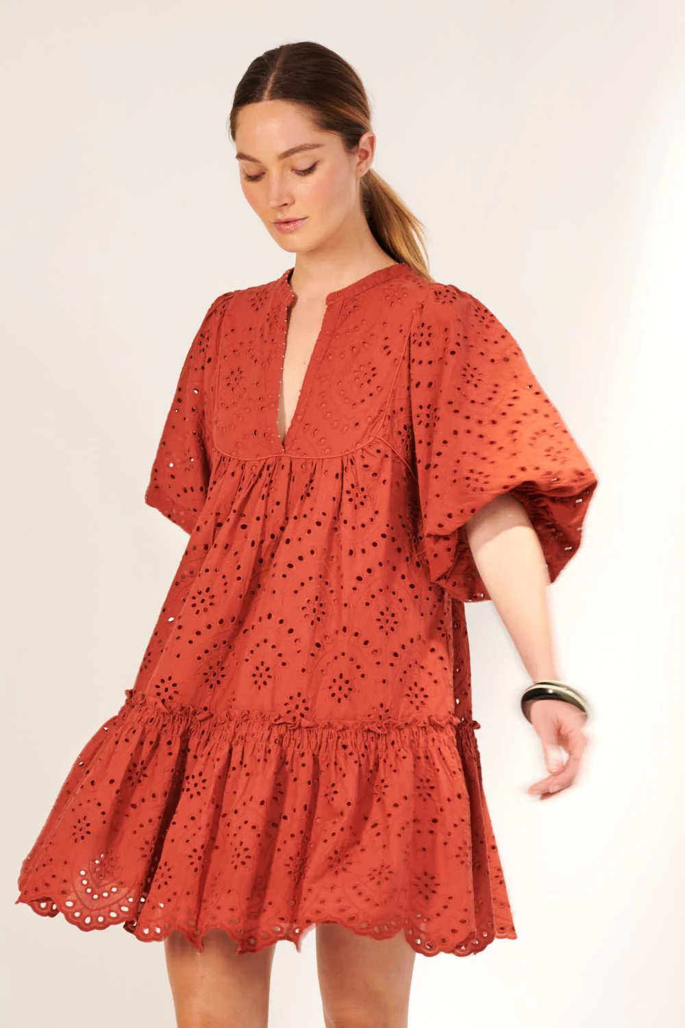 Mini Dress Cruz - Paprika - Image 4