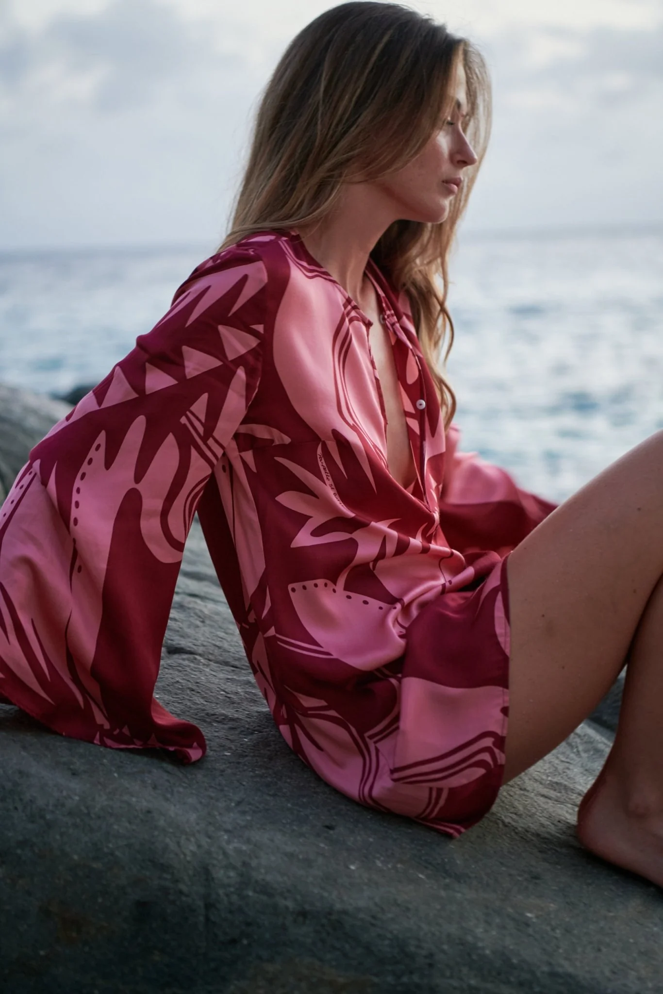 Mini Dress Gia - Bordo Oasis - Image 7