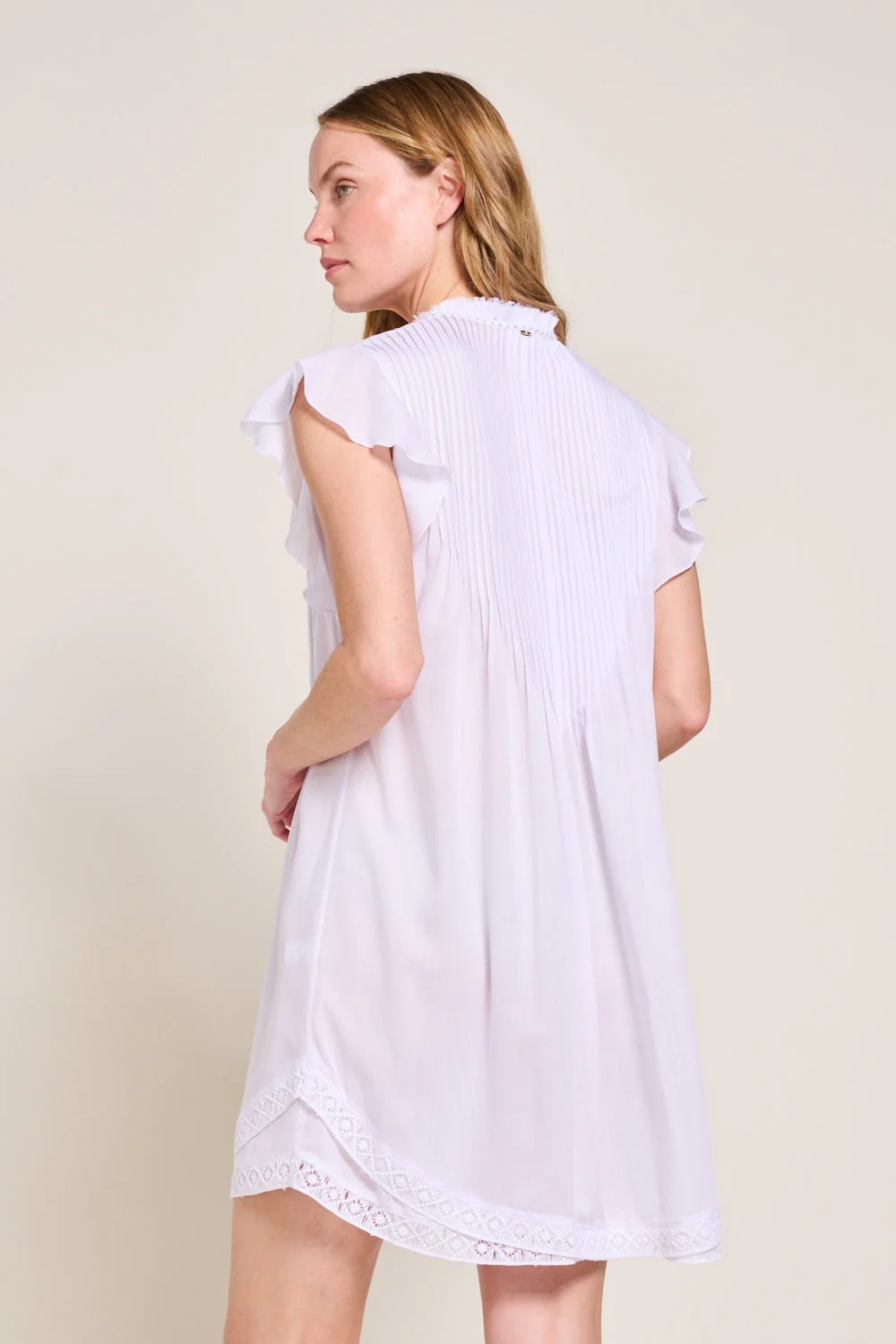 Mini Dress Sasha - Optic White - Image 4
