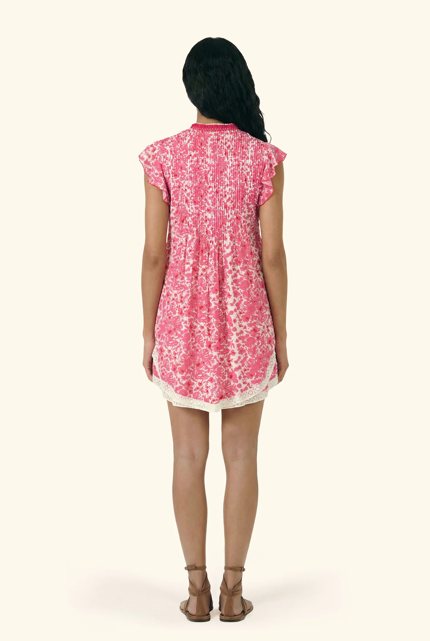 Mini Dress Sasha - Pink Aquaflora - Image 4