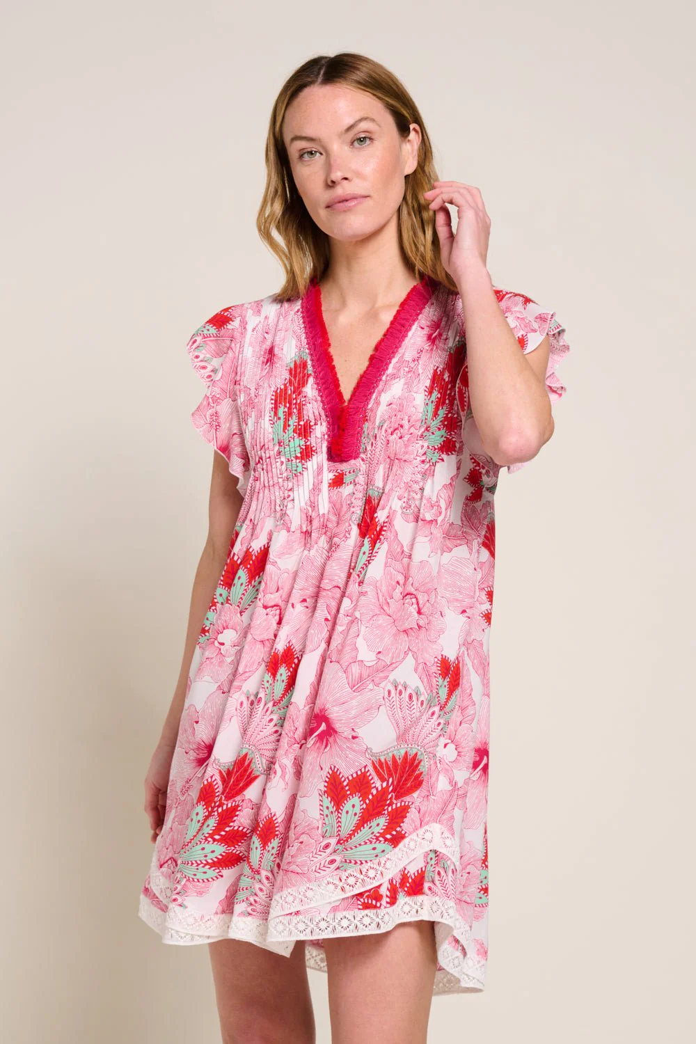 Mini Dress Sasha - Pink Padang - Image 3