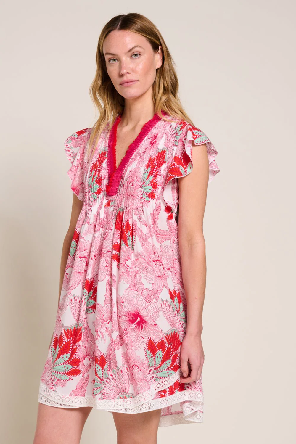 Mini Dress Sasha - Pink Padang - Image 4