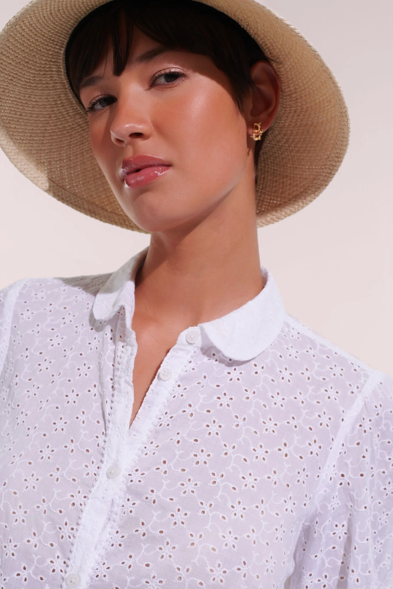 Mini Dress Tesorino - Optic White - Image 3