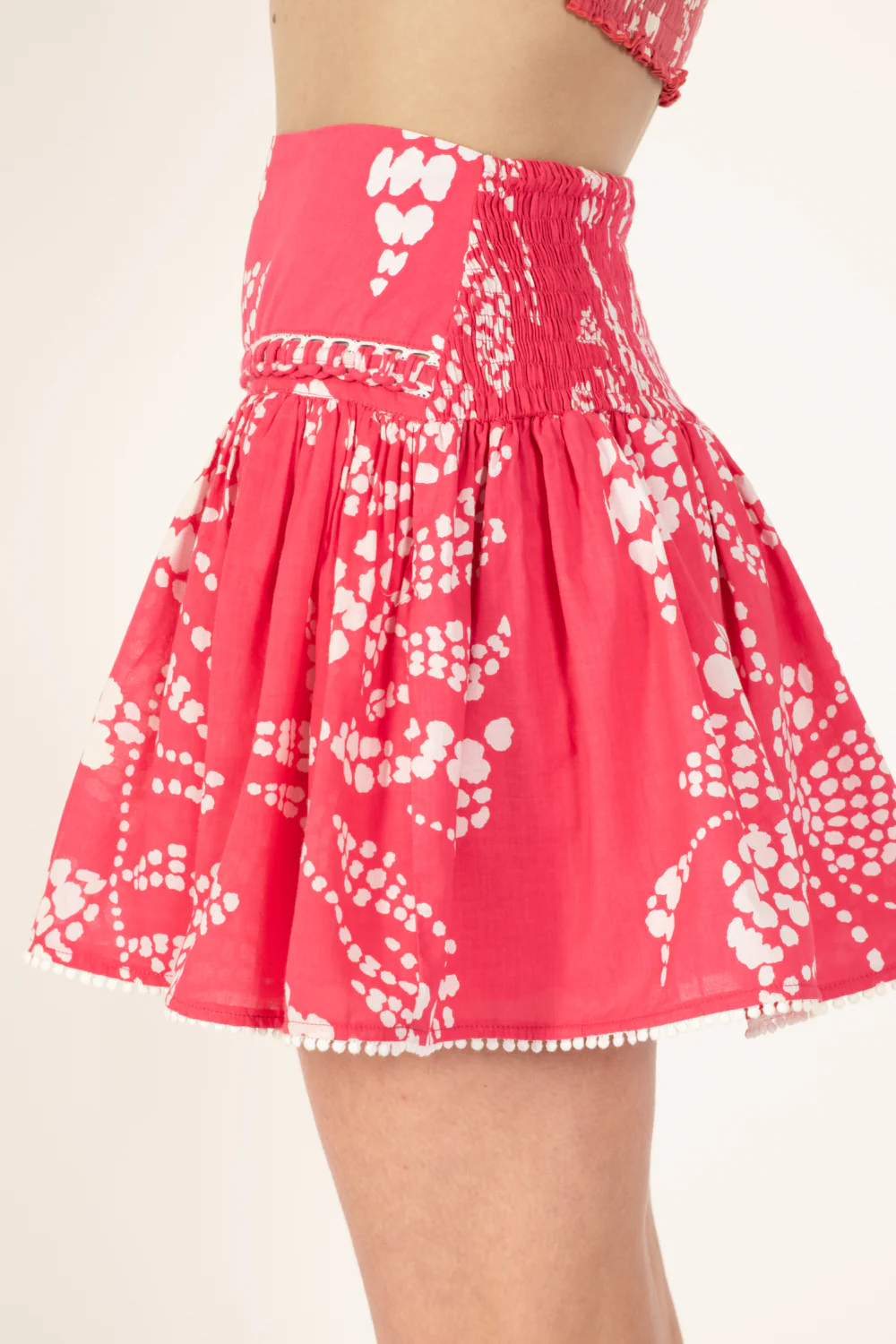Mini Skirt Angele - Pink Austral - Image 4