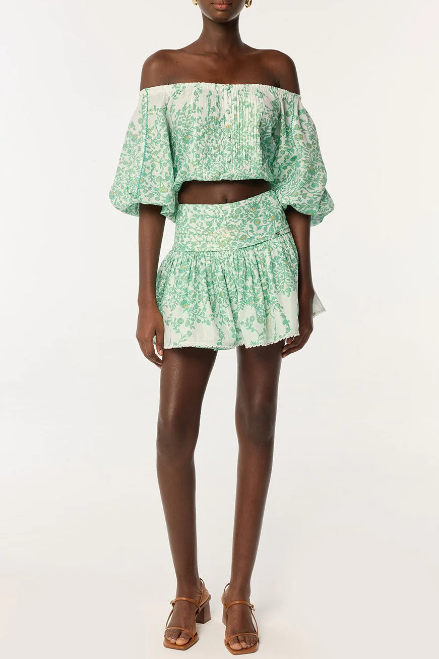 Mini Skirt Colleen - Green Lazuli - Image 3