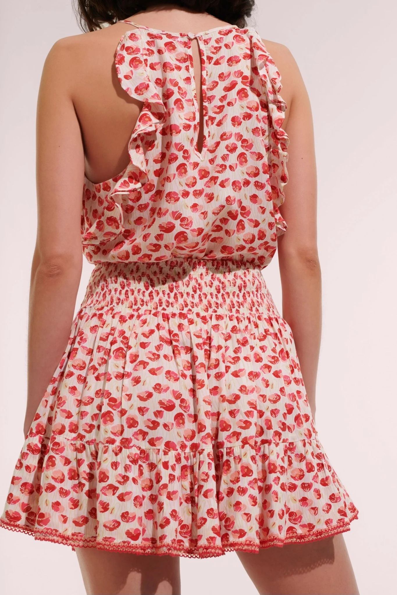 Mini Skirt Mabelle - White Red Alamy - Image 3