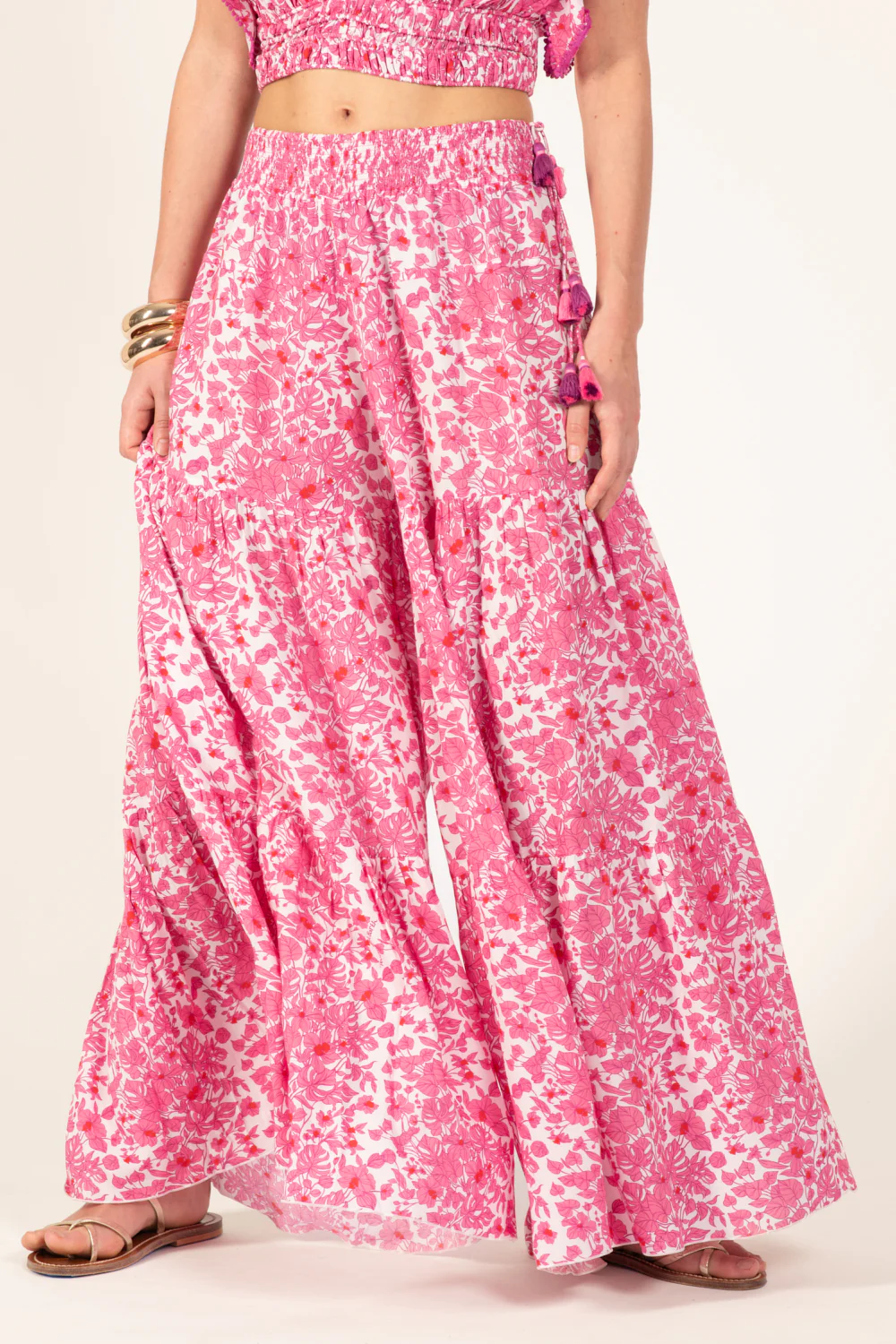 Pant Soledad - Pink Aquaflora - Image 4