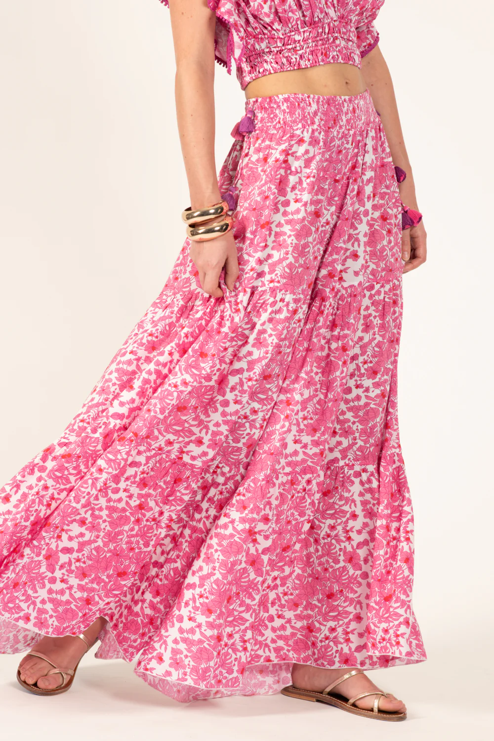 Pant Soledad - Pink Aquaflora - Image 6