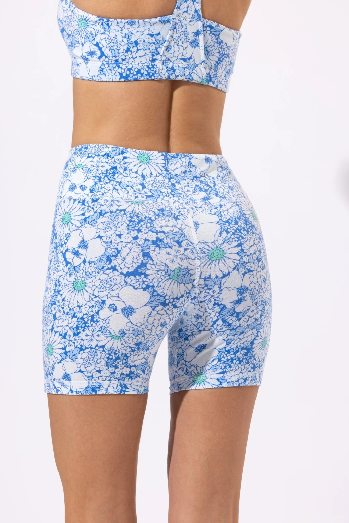 Short Alexia - Blue 70's Mid Garden - Image 3