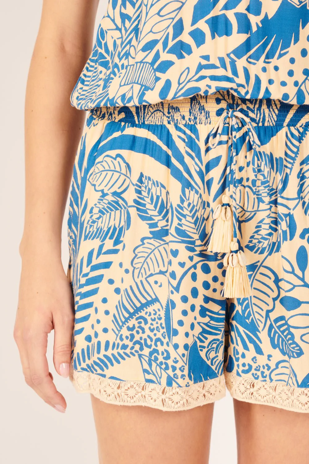Short Jumpsuit Sasha - Blue Toucan - Image 5