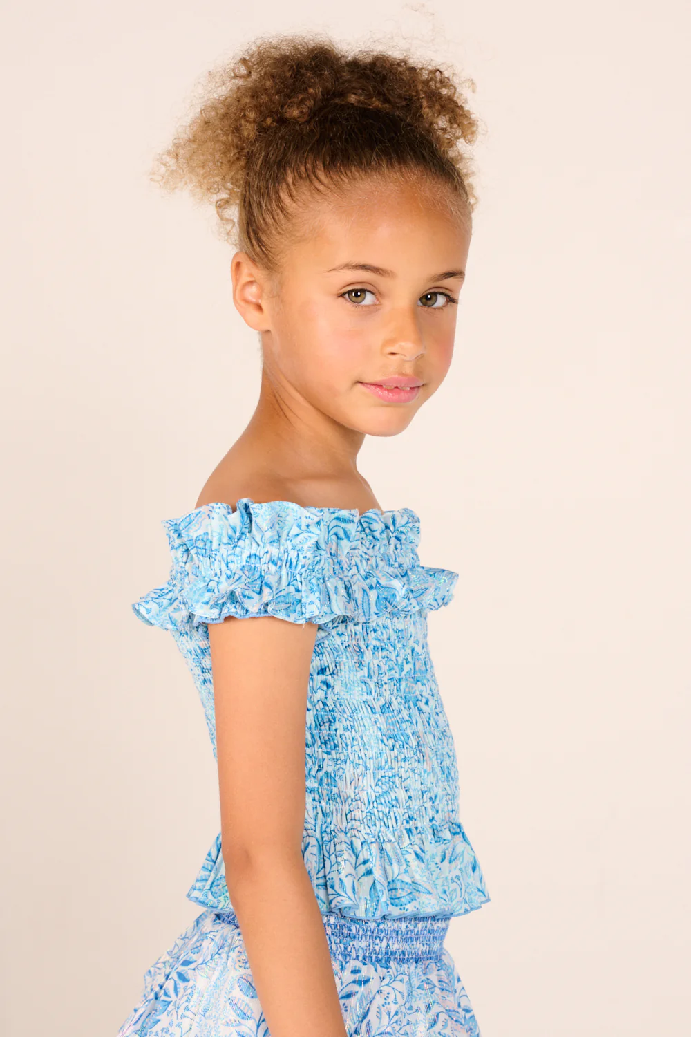 Top Alitza for girls - Blue Palmarosa - Image 3