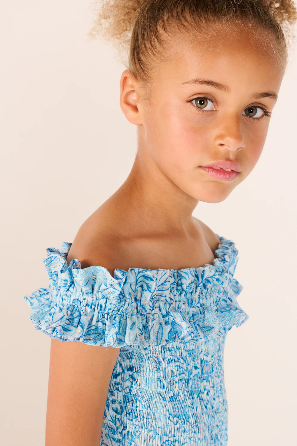 Top Alitza for girls - Blue Palmarosa - Image 5