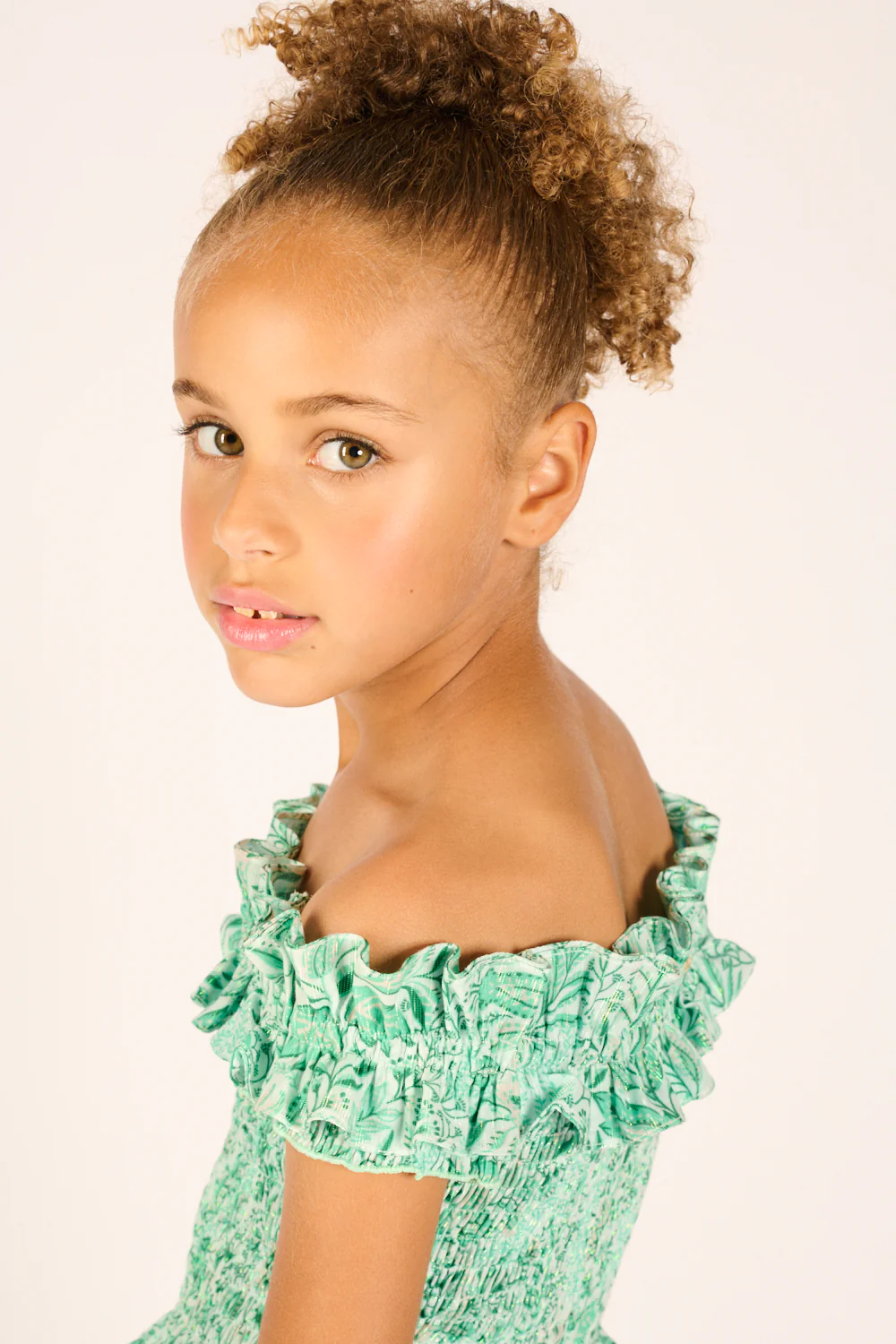Top Alitza for girls - Green Palmarosa - Image 5