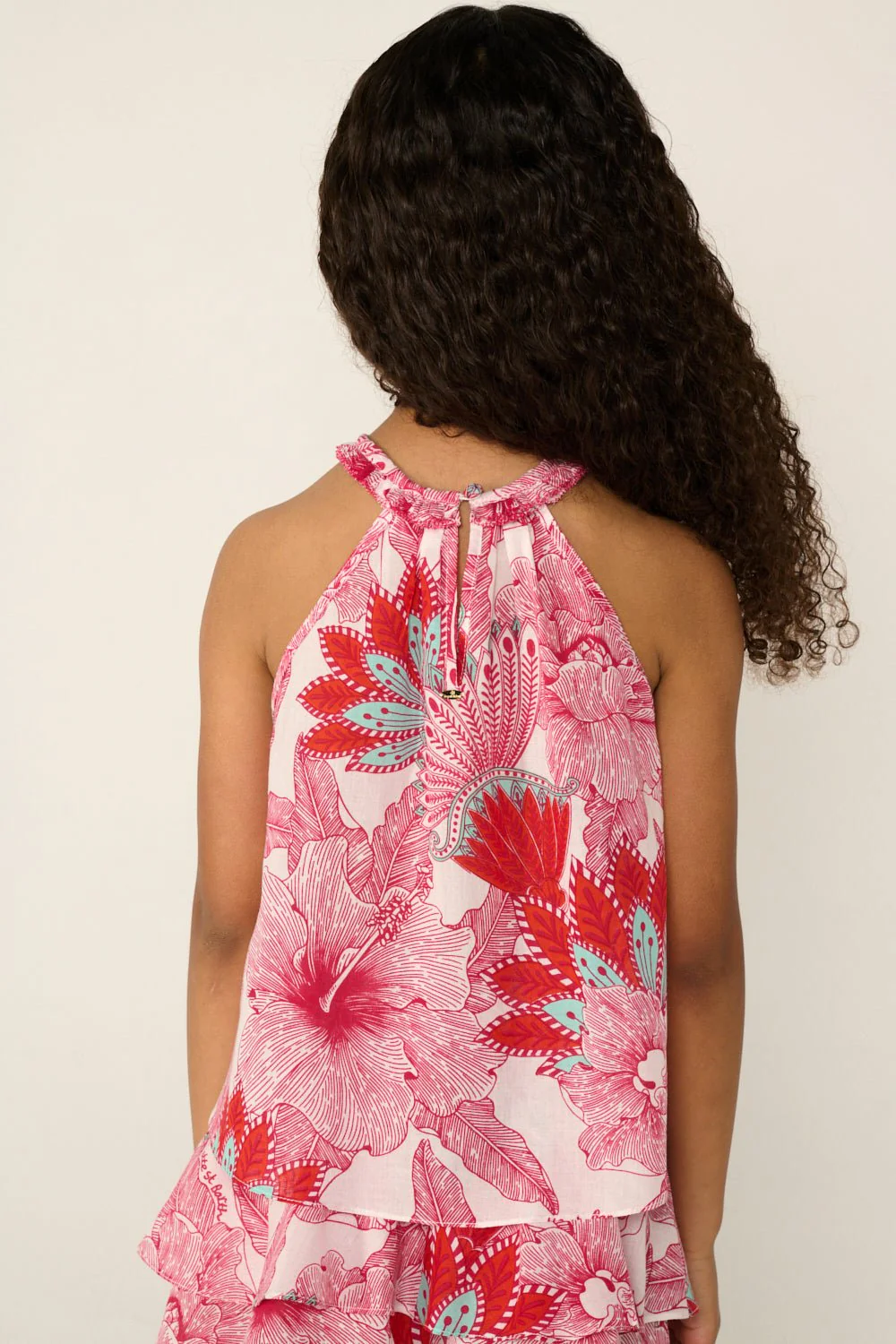 Top Cleo for girls - Pink Padang - Image 4